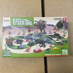 NEW Dinosaur Track Toys - 215 pieces - glows in the dark